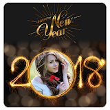 2018 New Year Photo Frames Greetings Wishes icon