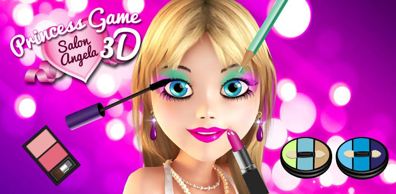 公主游戏：沙龙安吉拉3D: Beauty SPA Salon