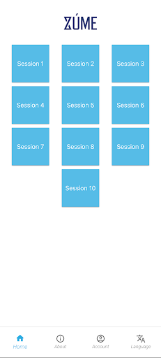 Android application Zúme Training - Offline screenshort