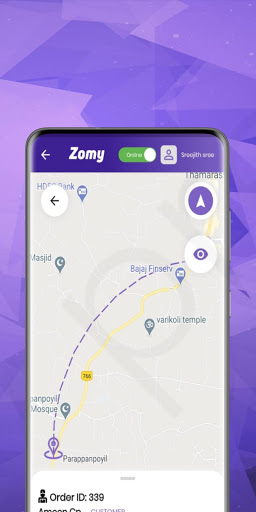 Zomy For Delivery Agent Screen 3
