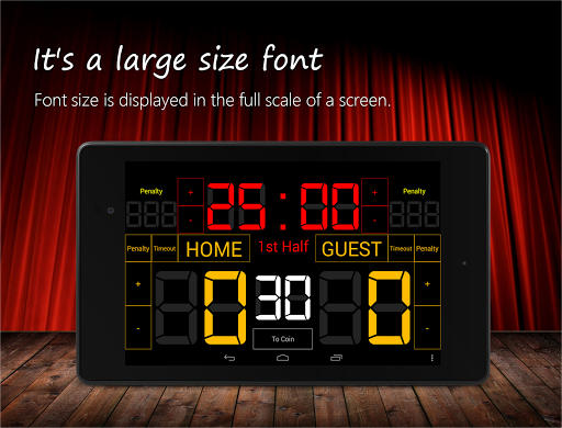 Android application Scoreboard Lacrosse screenshort