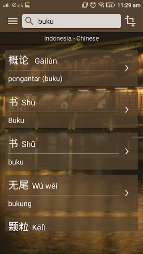 Kamus Mandarin Screen 3