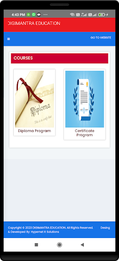 Digimantra Education Screen 3
