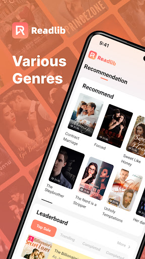 Android application Readlib - Read Romance Story screenshort