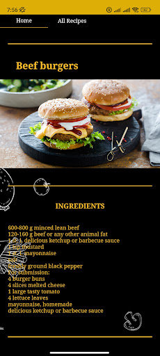 Homemade burgers Screen 2
