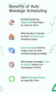 ScheduleUp: Auto Messaging app Screenshot