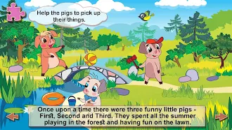 Game screenshot Three Little Pigs: Kids Book mod apk