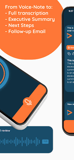 Vinton, voice transcription+AI Screen 2