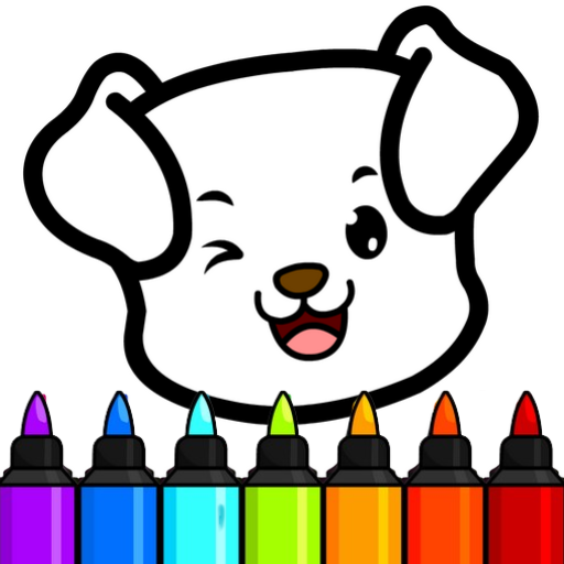 Kids Drawing & Painting Games logo