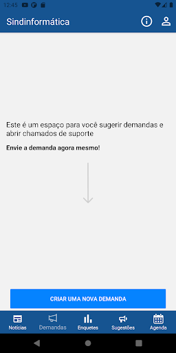 Sindinformática Screen 2