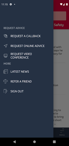 Peninsula Advice Screen 3
