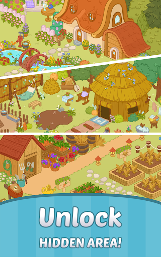 Merge Cartoon : Renovate Town - Puzzle - games