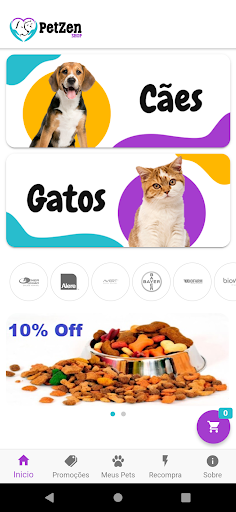 Android application PetZen screenshort