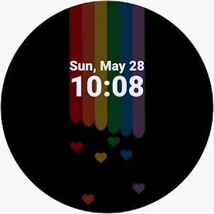Pride Rainbow Watch Animated