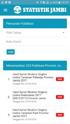 Statistik Jambi