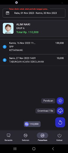 Tabungan Online - TabLine Screen 2