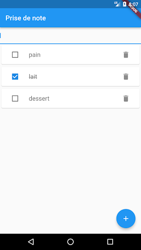 Prise de note Screen 2
