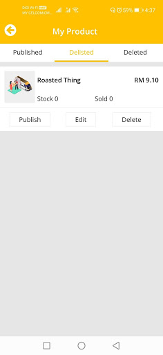 Belibeli Delivery Partner Screen 2