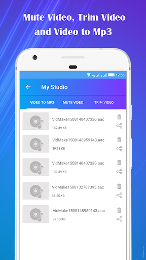 Video to Mp3 : Mute Video /Trim Video/Cut Video 1.33 APK screenshots 6