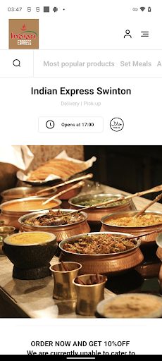 Android application Indian Express Swinton screenshort
