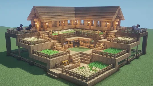 Minecraft 的現代房屋地圖