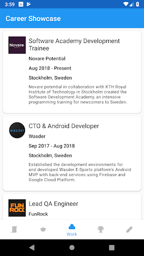 Career Showcase Screenshot 3 - AppWisp.com