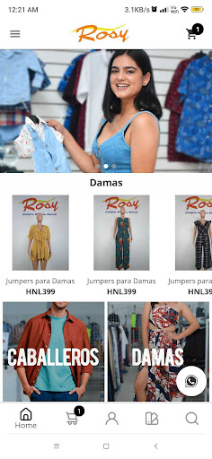 Android application Tiendas Rosy screenshort