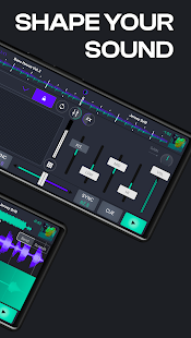 Schermata di Cross DJ Pro: mix e remix