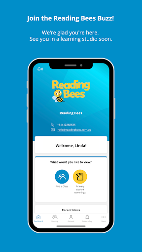 Android application Reading Bees screenshort