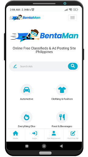 Android application BentaMan screenshort