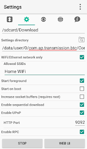 Captura 4 Transmission BTC - Torrent Dow android