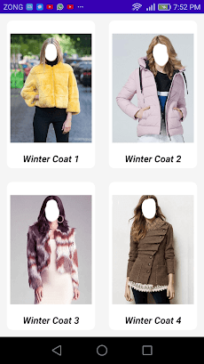 Winter Short Coat Fashionのおすすめ画像1