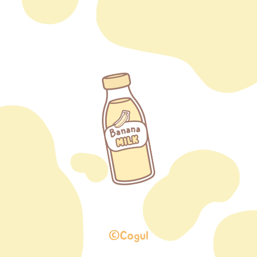 카카오톡 테마 - 바나나 밀크 logo