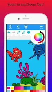 Fish and Coral Coloring Book