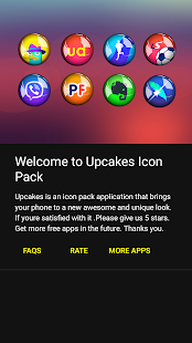 Mga Upcake - Screenshot ng Icon Pack