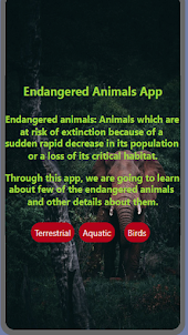 Endangered Animals by Architha