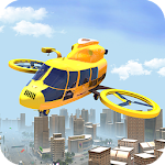 Cover Image of Download Real Flying Drone Taxi Simulat  APK