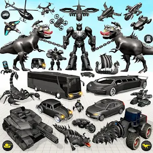 Dino Robot Car Game:Robot Game