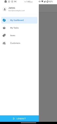 Android application Raptech screenshort