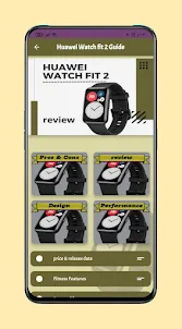Huawei Watch fit 2 Guide