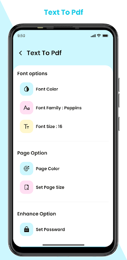 Android application PDF Manager screenshort