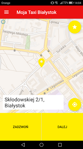 Moja Taxi Białystok Screen 2