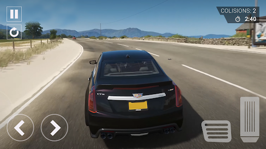 Captura de Pantalla 2 Car Cadillac CTS-V City Drive android