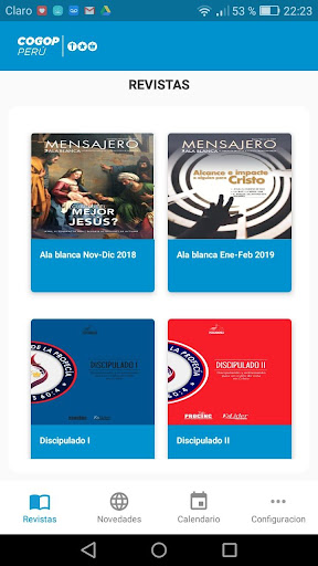 Android application COGOP Perú App screenshort
