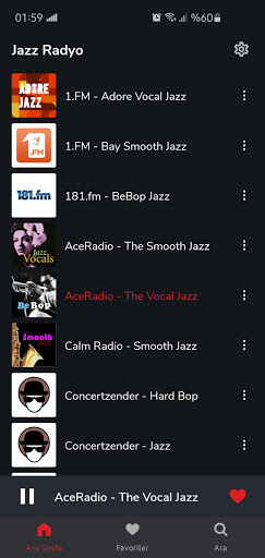Jazz Radio Screen 3