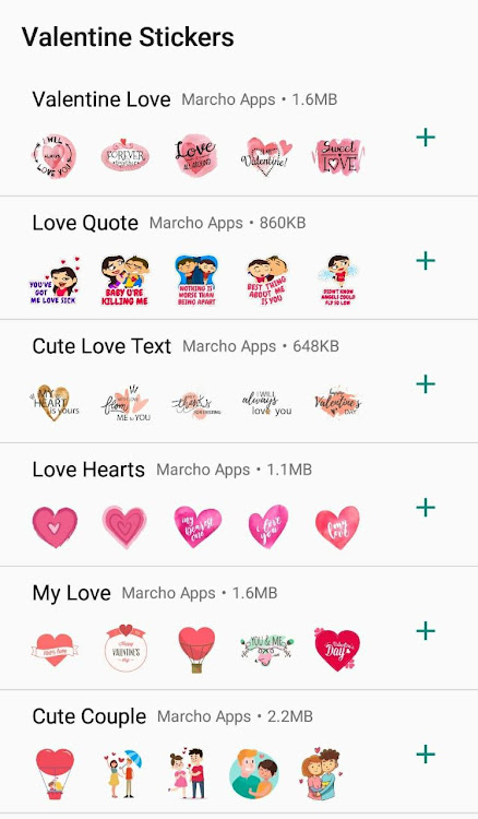 Valentine Day Stickers-WAStick - 1.0.3 - (Android)