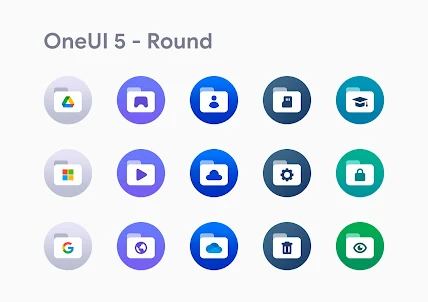 OneUI 5 - Round Icon Pack
