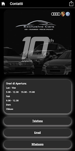 Exclusive Cars Screen 2