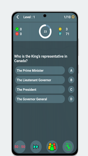 Canada Quiz: Trivia Games Screen 3