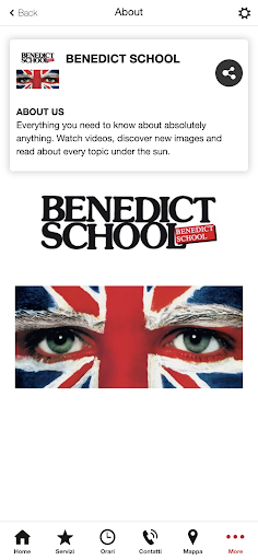 Benedict School App Screen 3